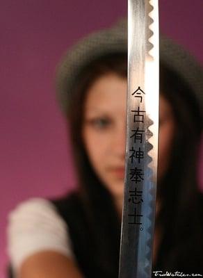 Closeup: Samurai sword from HPR $55/week