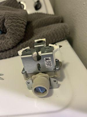 Lg front load  warm/cold inlet water valve 
Henderson nv