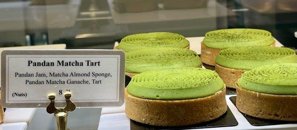 Pandan Matcha Tart & description