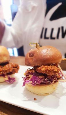 Nashville Chicken Sliders, $8/two