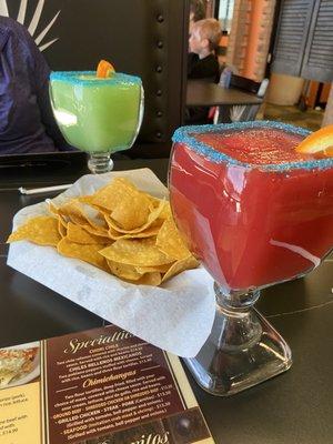 Our Margs were not only beautiful but potent and wonderful!