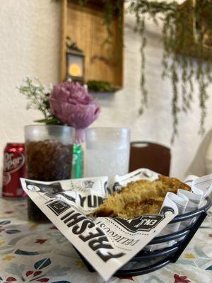 Complimentary Coconut Bread