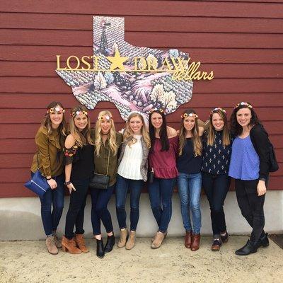 Bachelorette party with Fredericksburg Uncorked