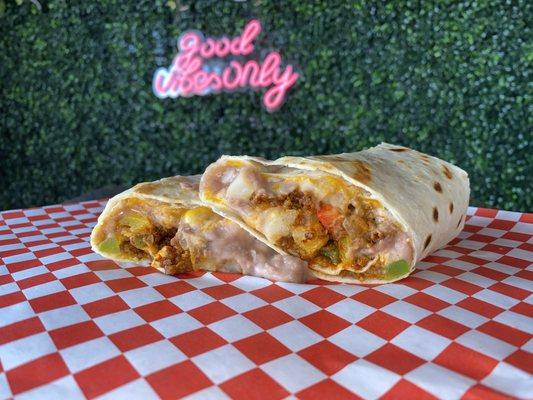 Come and enjoy our Breakfast Burrito