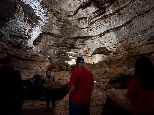 Inside the caverns