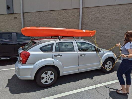 Space to store a kayak ‍