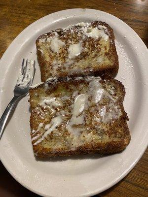 Apple fritter French toast