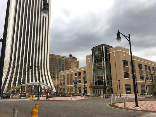 The Metropolitan Tower and Seneca Building in Midtown Commons