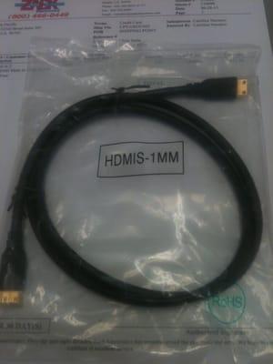 Come to Zack for all your HDMI DVI, Display Port and Mini Display Port requirements! They have it in stock!