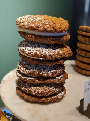 Salted caramel oatmeal cream pies from Wentworth & Fenn