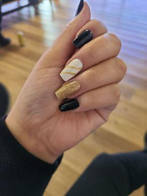 New Years nails by Lynn