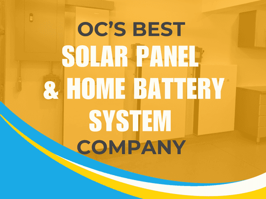 #GoSolar with the best solar panel and home battery system company in all Orange County. What are you waiting for?