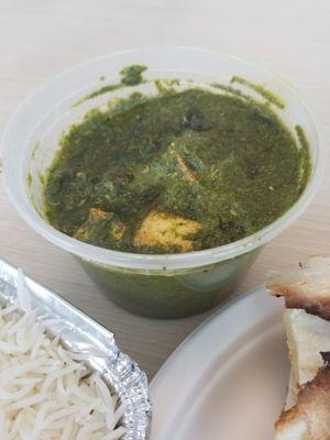 Saag paneer