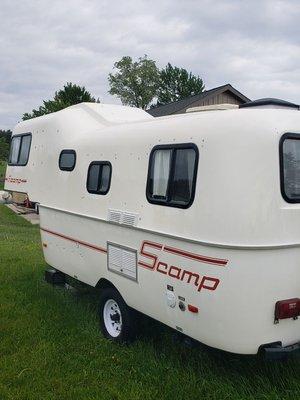 Exterior Detail on a Camper