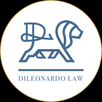 DiLeonardo_Law_Logo_Delaware_Injury_Law_Firm_Lion_Gold_Blue