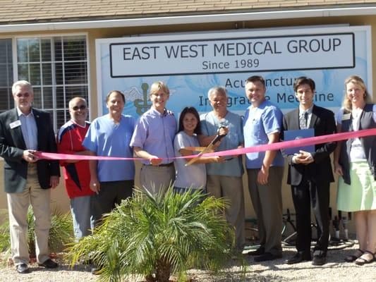 Ribbon Cutting with the Fullerton Chamber - 2011