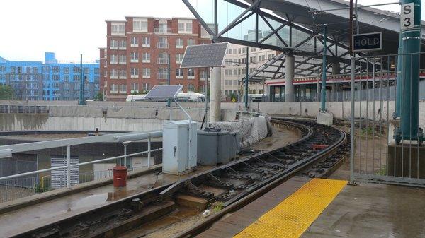 Trolley circle at Ashmont