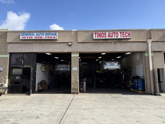 Front view of Garage/Shop