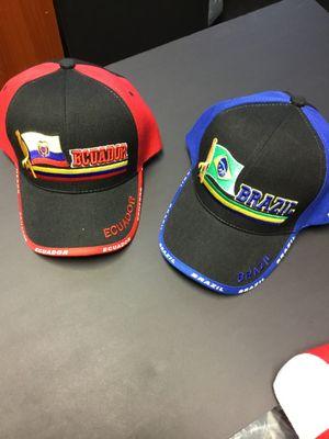 We have hats for Ecuador &Brazil too