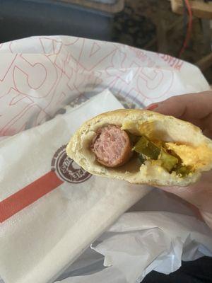 Jalapeño cheddar sausage kolache