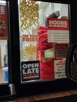 Interesting that this high lights the "Guarantee" on their fries