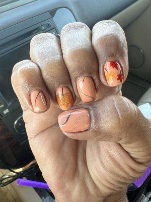 Fall nails by Nick!!