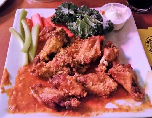 Garlic Parmesan wings.