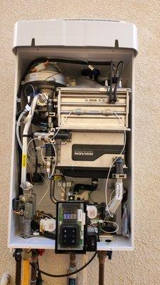 Tankless water heater repair.