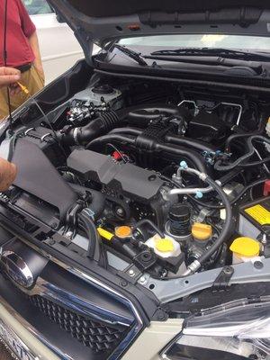 The engine will never look this clean again.