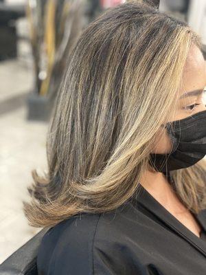 Soft balayage