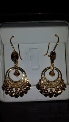 21K Earrings beautiful!