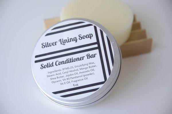 Silver Lining Soap Solid Conditioner Bar works wonders on your hair.