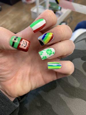 Cute At Patty's day nails