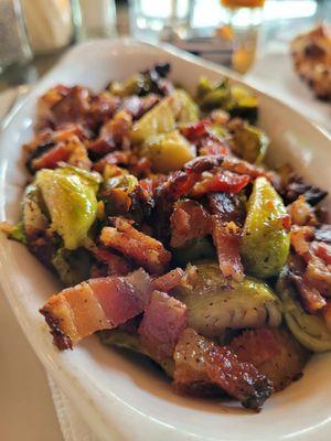 Brussels with bacon-$10