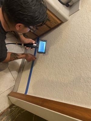 We utilize the latest technology such as a borescope camera to check for mold growth.