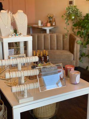 Permanent Jewelry and candles