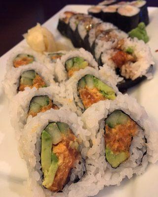 Sushi special, 3 rolls for $12.95!