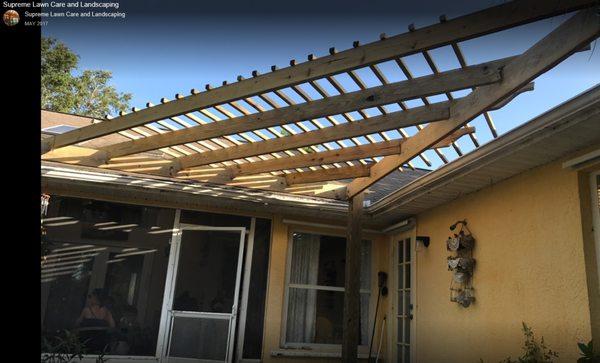 Custom Triangle Pergola