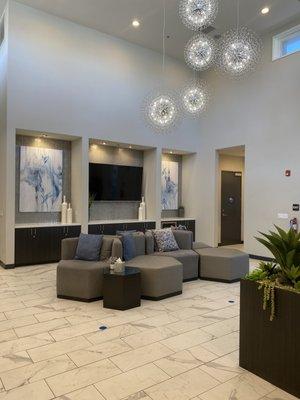 Indoor Waiting area plastic surgery center Temecula