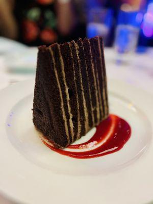 18 layer chocolate cake - yum!