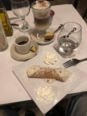 Cannoli w/sambuca