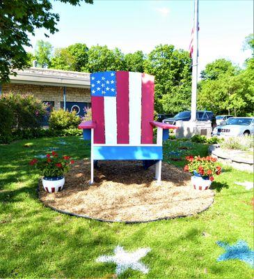 Have your picture taken in our giant chair