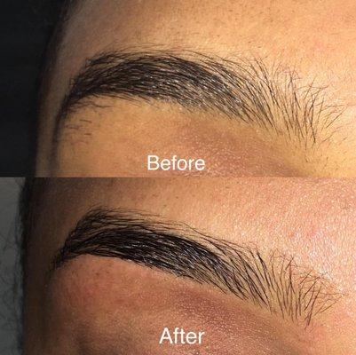 Brow threading