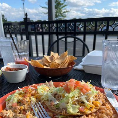 Chicken Tostada