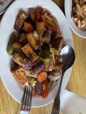 Eggplant with tofu -- Yummy!!