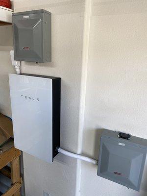 Feel Secure with a Tesla Powerwall Battery. Recently Installed in Las Vegas Nevada