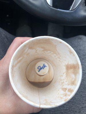 Cap the was in my coffee.