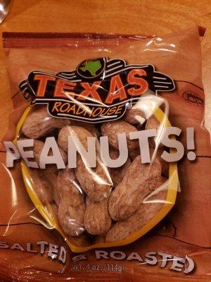 Texas Roadhouse branded peanuts