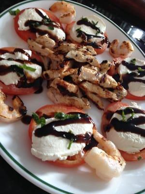 Caprese Salad with chicken