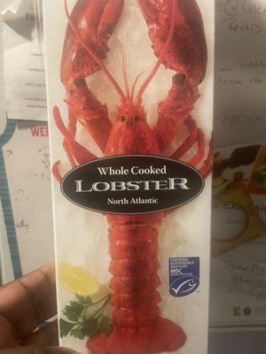 This is the lobster I got from Aldi it was only 11$